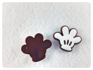 Set of 2 - PVC Resin - Mr. Mouse - White Gloves