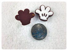 Load image into Gallery viewer, Set of 2 - PVC Resin - Mr. Mouse - White Gloves
