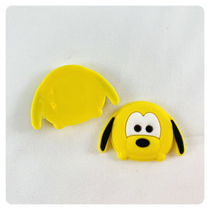 Set of 2 - PVC Resin - Pluto - Dog