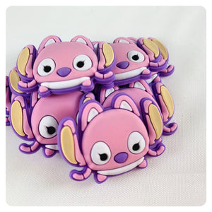 Set of 2 - PVC Resin - Angel - Stitch