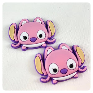 Set of 2 - PVC Resin - Angel - Stitch