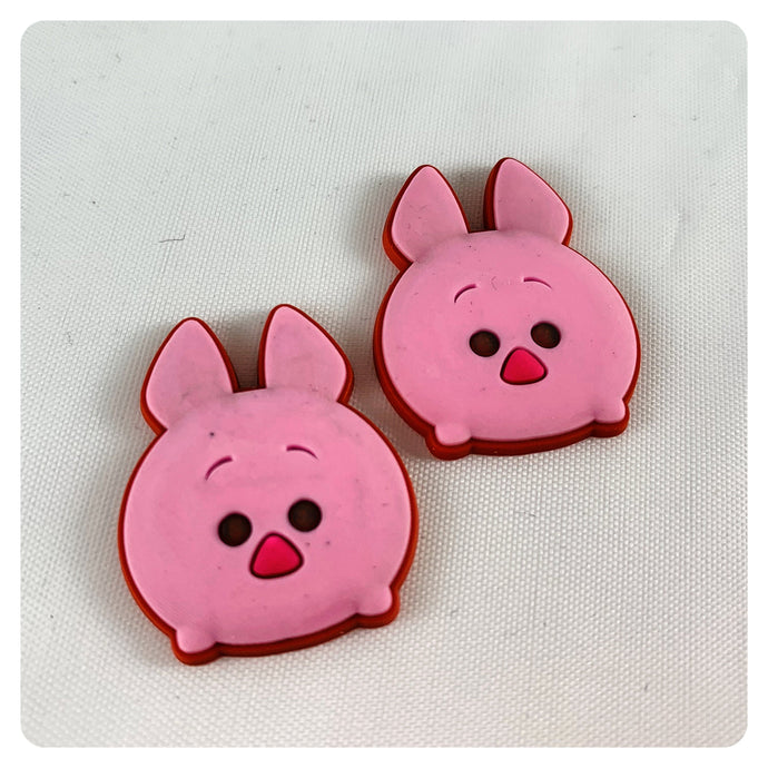 Set of 2 - PVC Resin - Piglet - Winnie the Pooh