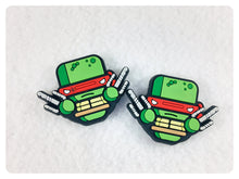 Load image into Gallery viewer, Set of 2 - PVC Resin - TMNT - Turtle - Raphael v1
