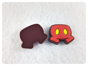 Set of 2 - PVC Resin - Mr. Mouse - Red Pants