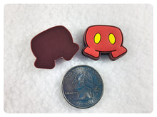 Load image into Gallery viewer, Set of 2 - PVC Resin - Mr. Mouse - Red Pants
