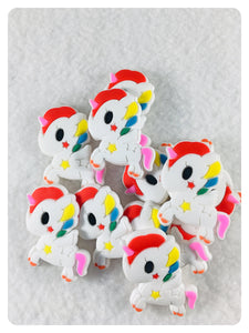 Set of 2 - PVC Resin - Unicorn