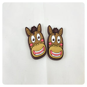 Set of 2 - PVC Resin - Toy Story - Bullseye - Horse