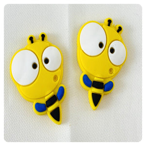 Set of 2 - PVC Resin - Bumble Bee