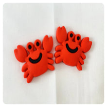 Load image into Gallery viewer, Set of 2 - PVC Resin - Red Crab
