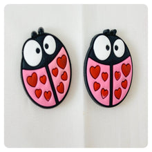 Load image into Gallery viewer, Set of 2 - PVC Resin - Lady Bug - Valentine
