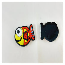Load image into Gallery viewer, Set of 2 - PVC Resin - Fish - Red and Yellow
