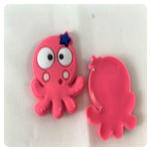 Load image into Gallery viewer, Set of 2 - PVC Resin - Pink Octopus
