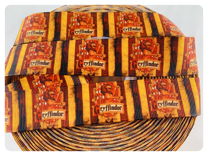 Ribbon by the Yard - HP - Wizard School - Gryffindor