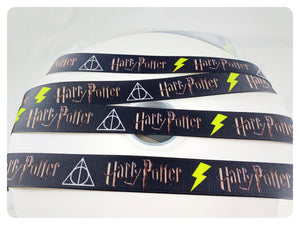 Ribbon by the Yard - HP - Wizard School - Logo Ribbon