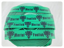 Load image into Gallery viewer, Ribbon by the Yard - Haunted Mansion - Foolish Mortals - Green
