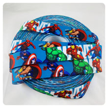 Load image into Gallery viewer, Ribbon by the Yard - 7/8&quot; - Avengers - Superhero
