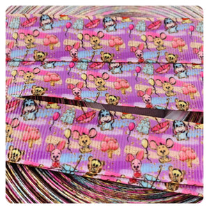 Ribbon by the Yard - Mini Piglet and Friends - Winnie the Pooh