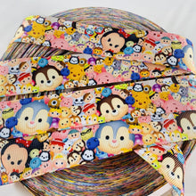 Load image into Gallery viewer, Ribbon by the Yard - Tsum Tsum Ribbon - Mickey and Friends - Large Dale
