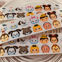 Load image into Gallery viewer, Ribbon by the Yard - Tsum Tsum Ribbon - Mickey and Friends - 2 rows
