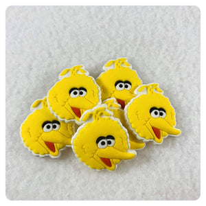 Set of 2 - PVC Resin - Educational Yellow Bird