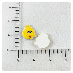Set of 2 - PVC Resin - Educational Yellow Bird