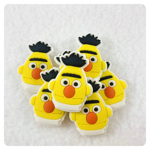 Set of 2 - PVC Resin - Educational Yellow Monster