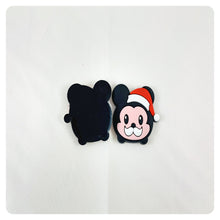 Load image into Gallery viewer, Set of 2 - PVC Resin - Mr. Mouse - Christmas
