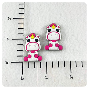 Set of 2 - PVC Resin - Unicorn