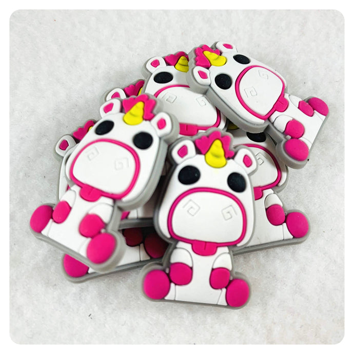Set of 2 - PVC Resin - Unicorn