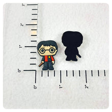 Load image into Gallery viewer, Set of 2 - PVC Resin - HP - Wizard Boy with Wand
