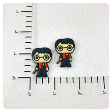 Load image into Gallery viewer, Set of 2 - PVC Resin - HP - Wizard Boy with Wand
