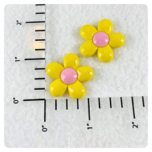 Load image into Gallery viewer, Set of 2 - PVC Resin - Yellow Flower
