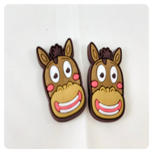 Set of 2 - PVC Resin - Toy Story - Bullseye - Horse