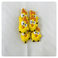 Load image into Gallery viewer, Set of 2 - PVC Resin - Cute Chicken
