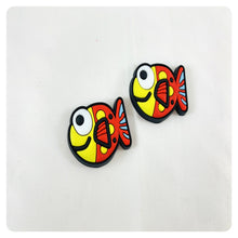 Load image into Gallery viewer, Set of 2 - PVC Resin - Fish - Red and Yellow
