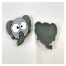 Load image into Gallery viewer, Set of 2 - PVC Resin - Gray Elephant
