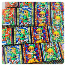 Load image into Gallery viewer, Ribbon by the Yard - 1&quot; - Zelda - Link - Video Games
