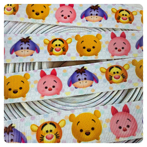 Ribbon by the Yard - Pooh and Friends Cuties