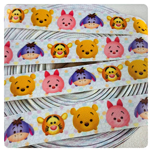 Ribbon by the Yard - Pooh and Friends Cuties