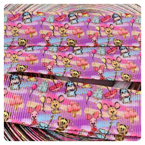 Ribbon by the Yard - Mini Piglet and Friends - Winnie the Pooh