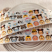 Load image into Gallery viewer, Ribbon by the Yard - Tsum Tsum Ribbon - Mickey and Friends - 2 rows
