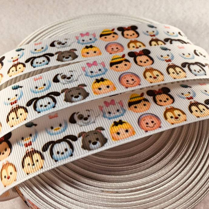 Ribbon by the Yard - Tsum Tsum Ribbon - Mickey and Friends - 2 rows