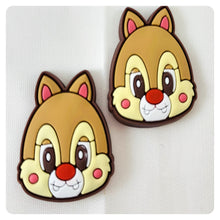 Load image into Gallery viewer, Set of 2 - PVC Resin - Dale - Chipmunk - Red Nose

