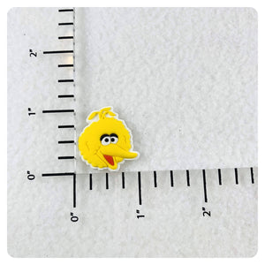 Set of 2 - PVC Resin - Educational Yellow Bird