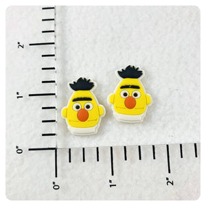 Set of 2 - PVC Resin - Educational Yellow Monster