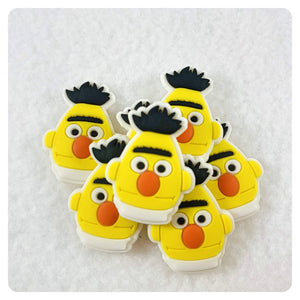 Set of 2 - PVC Resin - Educational Yellow Monster