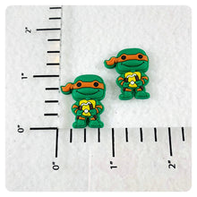 Load image into Gallery viewer, Set of 2 - PVC Resin - TMNT - Turtle - Michelangelo
