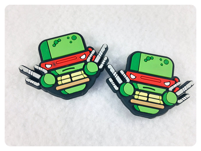 Set of 2 - PVC Resin - TMNT - Turtle - Raphael v1