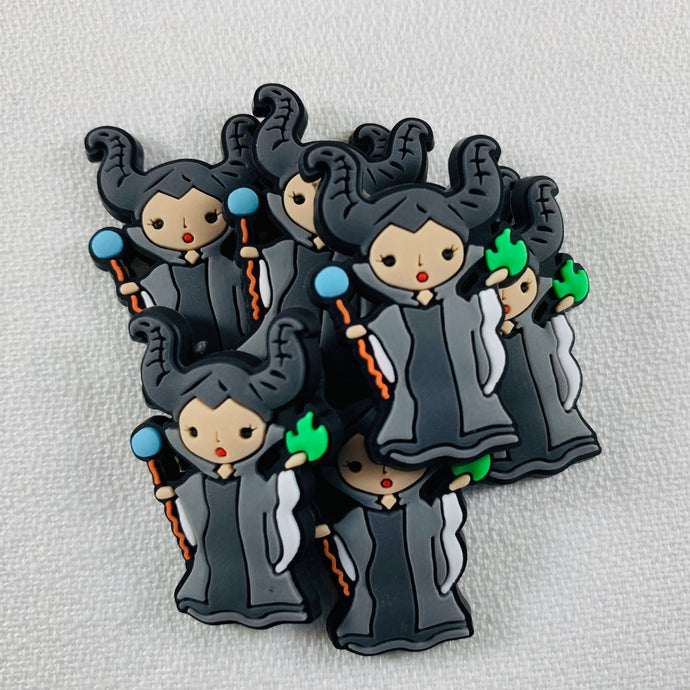 Set of 2 - PVC Resin - Maleficent - Villain