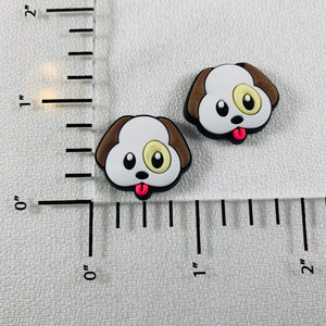 Set of 2 - PVC Resin - Cute Puppy